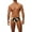 Khaki, variant on Swim Briefs Men Swimwear Low Rise Swimming Briefs With Adjustable Drawstring Breathable Beachwear Green