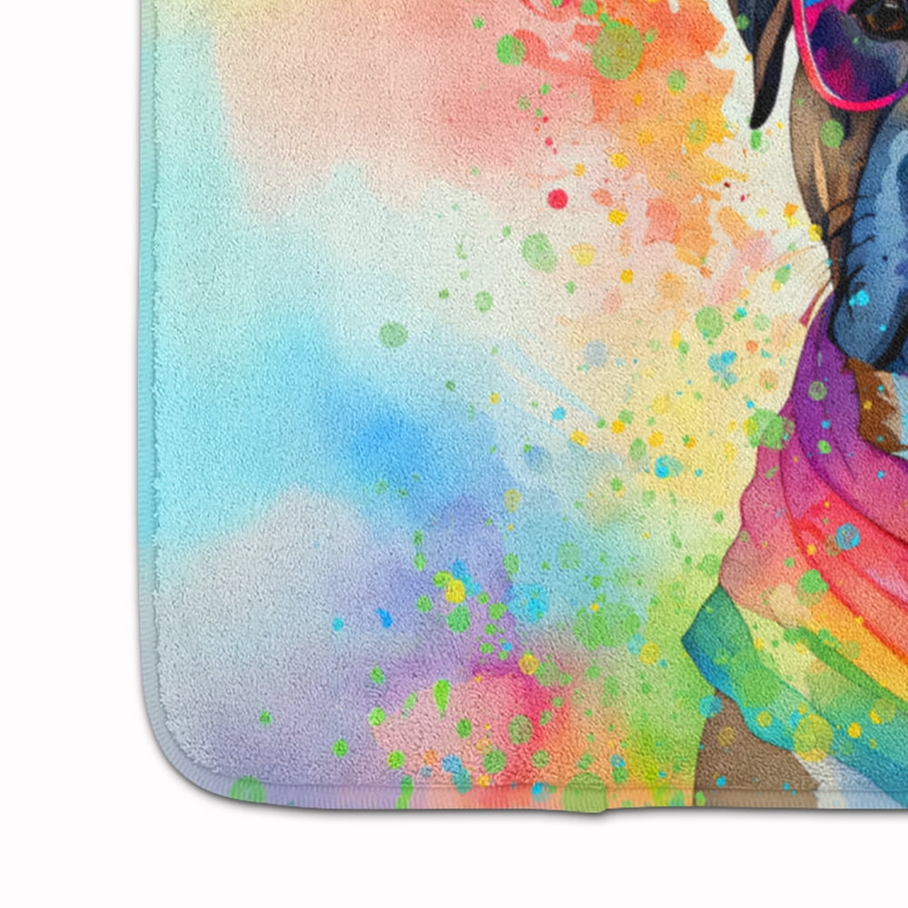 Carolines Treasures DAC2481RUG 19 x 27 in. Cane Corso Hippie Dawg Memory Foam Kitchen Mat