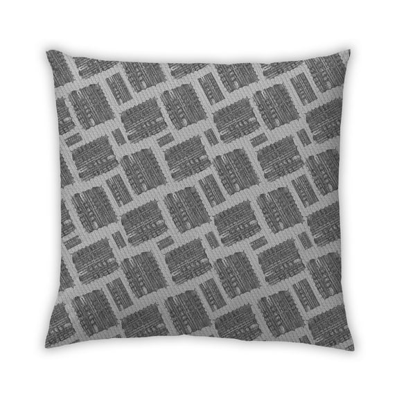 Ahgly Company Outdoor Square Contemporary Throw Pillow, 18 inch by 18 inch