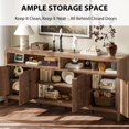 thumbnail image 2 of Modern 65.8" Fluted Sideboard with 4 Doors and 2 Open Drawers for Living Room, Dining Room, Entryway, 2 of 7