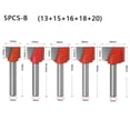 thumbnail image 2 of Máquina Herramienta de Grabado por Computadora, Fresadora para Carpintería, Fresadora de Limpieza Inferior, Máquina Cortadora de Madera, Juego de 5 Piezas, B, 2 of 9