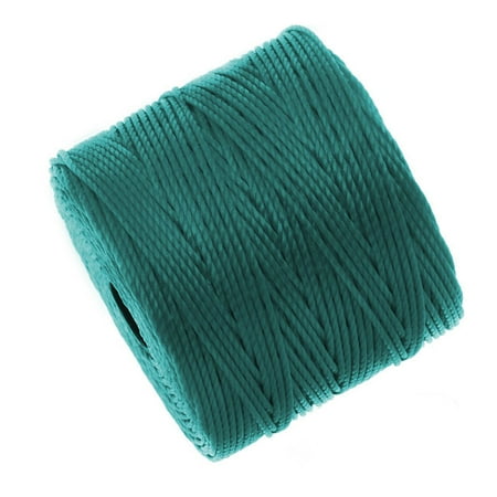 - BeadSmith Super-Lon (S-Lon) Cord - Size #18 Twisted Nylon - Teal (77 Yard Spool)