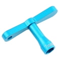 thumbnail image 2 of BELOVING RC Car 7mm Hex Sleeve Wheel Nut Spanner T Handle for RC Car Tire Rim Maintenance Versatile Sturdy Accessory Installation Tool Blue, 2 of 7