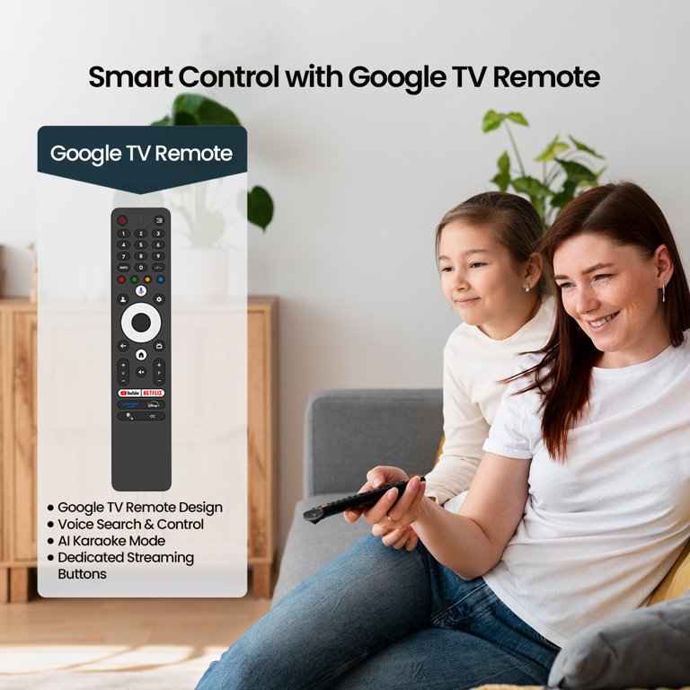 Sansui 55" OLED 4K UHD Frameless Design Smart TV with HDR, Dolby Atmos, 120Hz Refresh Rate, Built-in 2.1 Channel Subwoofer, Google TV