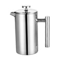 thumbnail image 3 of Cafetera de prensa francesa, tetera para espresso, resistente al calor, regalo de cumpleaños, cafetera versátil de acero inoxidable para cafetería 350 ml, 3 of 8