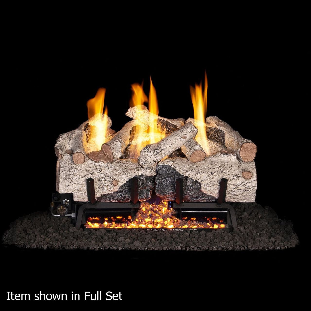Real Fyre G10 Series Charred Alpine Birch Individual Gas Log - 10TR -  Walmart.com