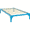 Light Blue, variant on Modway Ollie Twin Bed Frame in Silver