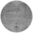 thumbnail image 2 of Addison Rugs Chantille Indoor/Outdoor Traditional Oriental Gray Washable Round Rug, 8' x 8', 2 of 6
