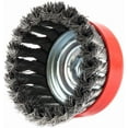 thumbnail image 2 of Forney Industries Knotted Cup Brush - Heavy-Duty Carbon Steel - 4-Inch by 5/8-11, 2 of 4
