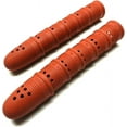Red Finger Cots Natural Rubber Size 14 Breathable Finger Covers for