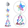 thumbnail image 2 of 3 Luces LED Navideñas para Cortina Decorativa Ventana Multicolor (árbol Navidad), 2 of 9