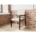 thumbnail image 5 of Pemberly Row Waiting Reception Guest Chair Wood Frame in Brown, 5 of 5