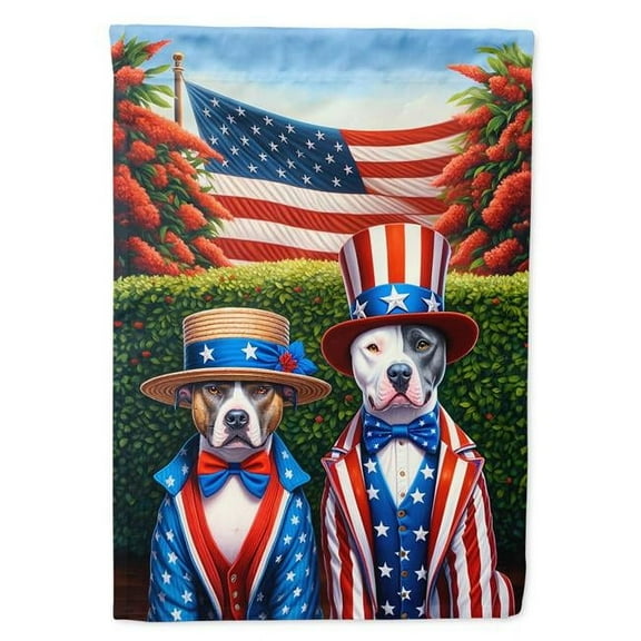 40 x 28 in. Unisex All American Pit Bull Terrier Polyester House Flag