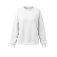 thumbnail image 7 of Horkkom Crew Neck Sweatshirts Women Casual Oversized Solid Color Tops Fall Loose Pullover Sweatshirts with Pockets L, 7 of 7
