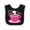 Black and White, variant on Inktastic I Love You a Latte Cute Valentine Coffee Pun Boys or Girls Baby Bib