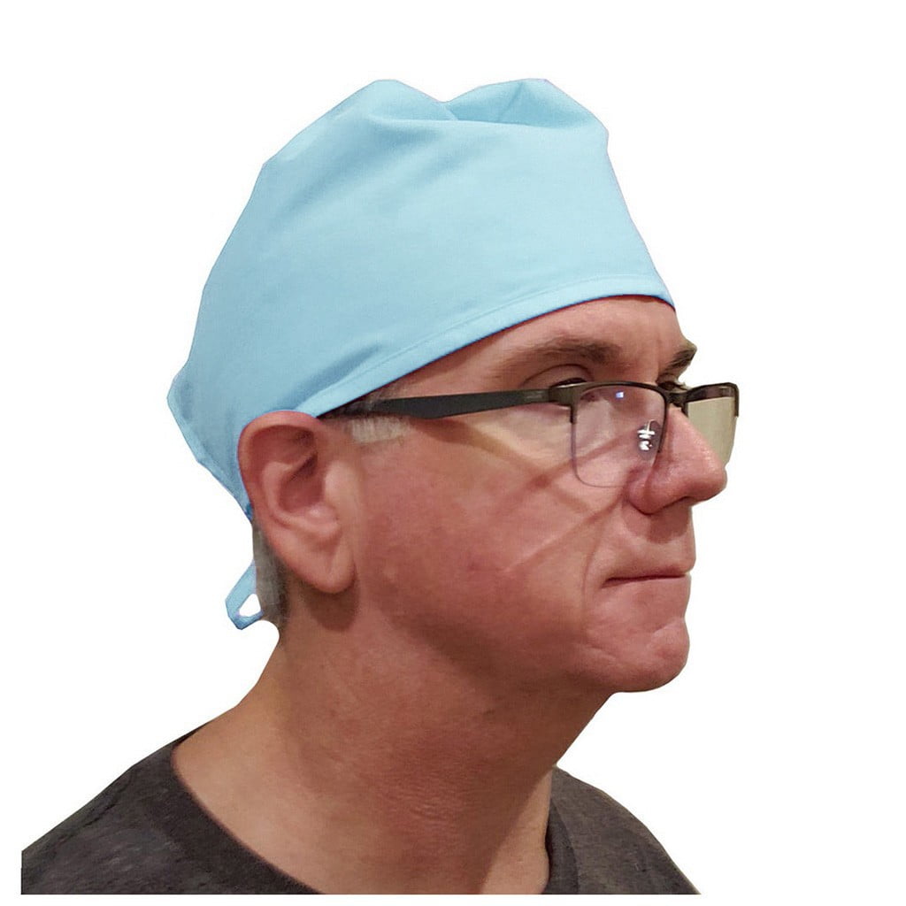 MIARHB Women Scrub Cap Black Bandage 