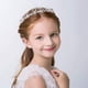 thumbnail image 3 of Tocado de niña de las flores para la boda Princesa Boda Diadema Chica Perlas Pedazo de cabello para niña Accesorio para el cabello Banquete de boda Velo de primera comunión, 3 of 5