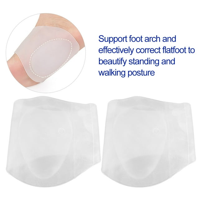 Orthotic Support,Orthotic Silicone Feet Foot Orthotic Insoles Arch Support Pads Professional Grade
