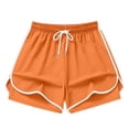 thumbnail image 4 of CAIVO Women Lightweight Solid Color Shorts For Casual Athletic Shorts With Comfort And Everyday Wear Workout Summer Outdoor Work Bottoms, 4 of 4