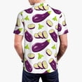 thumbnail image 2 of Polo Shirts for Men, Eggplant slices purple Cuteness Casual Mens Polo Shirts Short Sleeve Button Down Classic Mens Golf Polo Shirts, 2 of 7