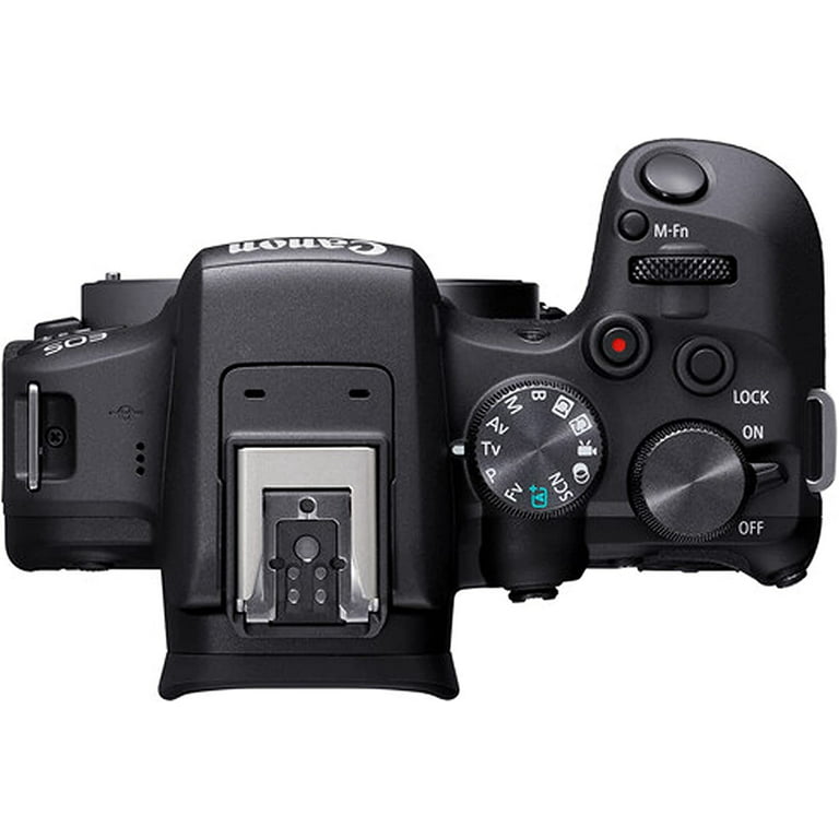 Canon EOS R100 Mirrorless Camera With Video Creator Kit + Canon RF-S  18-45mm f/4.5-6.3 IS STM Lens + 2pc 64GB Memory Cards + Softwear Editor +  Tripod