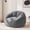 Gray, variant on Adult Bean Bag Chair,Cat-paw Shaped Bean Bag Sofa,Super Soft Plush Reading Chair,High Elasticity Lazy Sofa,Suitable for Living Room and Bedroom,No Assembly Required,Blue,Single