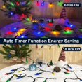 thumbnail image 4 of Christmas Lights, 50 LED 16.4 Ft Battery Operated C6 Fairy String Lights Timer 8 Modes Waterproof Xmas Lights for Patio Garden Christmas Tree Indoor Outdoor Decoration, 4 of 6
