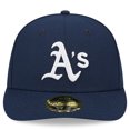 thumbnail image 2 of Men's New Era Navy Athletics Oceanside Low Profile 59FIFTY Fitted Hat, 2 of 6