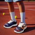 thumbnail image 6 of Chririnla Boys Football Shoes Size 10.5 Kids Pre School Sneakers Flame Football Print Athletic Sport Shoes Lightweight Non Slip Outdoor Sneaker, 6 of 6