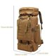 thumbnail image 3 of 80l waterproof climbing hiking camouflage backpack camping mountaineering outdoor sport backpack, 3 of 5