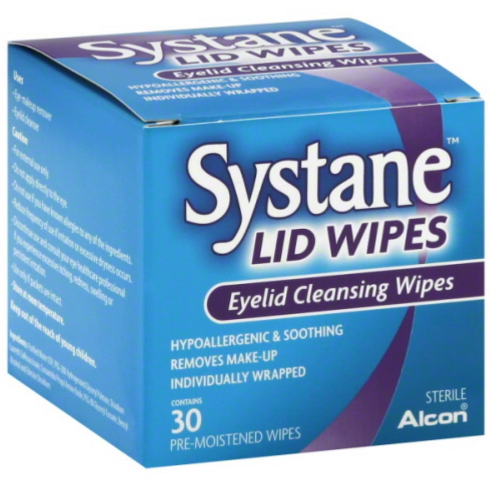 Systane Lid Wipes Eyelid Cleansing Wipes 30 Each (Pack of 3) Walmart