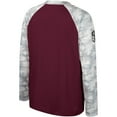 thumbnail image 3 of Youth Colosseum Maroon/Camo Arizona State Sun Devils OHT Military Appreciation Dark Star Raglan Long Sleeve T-Shirt, 3 of 4