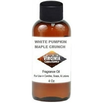 White Pumpkin Maple Crunch Fragrance Oil 4 oz Bottle for Candle Making, Soap Making, Tart Making, Room Sprays, Lotions, Car Fresheners, Slime, Bath Bombs, Warmers