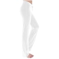 thumbnail image 4 of Women High Waist Velvet Yoga Pants Flared Stretchy Wide Leg Velvet Yoga Trousers Soft Plush Velour Bootcut Slacks, 4 of 7