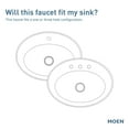 thumbnail image 3 of Moen 84136 Graeden One-handle Bathroom Sink Faucet, Chrome, 3 of 4