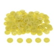 thumbnail image 2 of Rongfmy 100 Candy Color 2-Holes Round Resin Button For Sewing Craft Scrapbook 1cm Yellow, 2 of 9