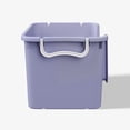 thumbnail image 6 of Mainstays Kids Large Purple Stackable Plastic Open-Front Toy Storage Basket with Handles, 6 of 7