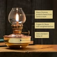 thumbnail image 3 of Kings County Tools 4.75” Tall Oil Lamp with Naval-Style Copper/Brass Body, 3 of 6
