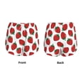 thumbnail image 3 of Salouo Hand Drawn Strawberry Print Women's 2 in 1 Running Shorts Double-Layer Shorts Athletic Workout Gym Yoga Shorts Running Shorts for Women-Large, 3 of 7