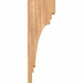 thumbnail image 3 of 5 1/2"W x 8"D x 24"H Pescadero Smooth Corbel, Western Red Cedar, 3 of 9