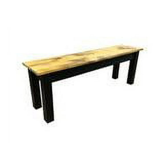 BARNWOOD & BLACK BENCH-54
