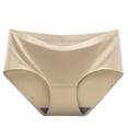 thumbnail image 4 of Blmnix Moisture Wicking Ladies Underwear Panties Hipster Seamless Breathable Boxer Beige Womens No Show Underwear, 4 of 5