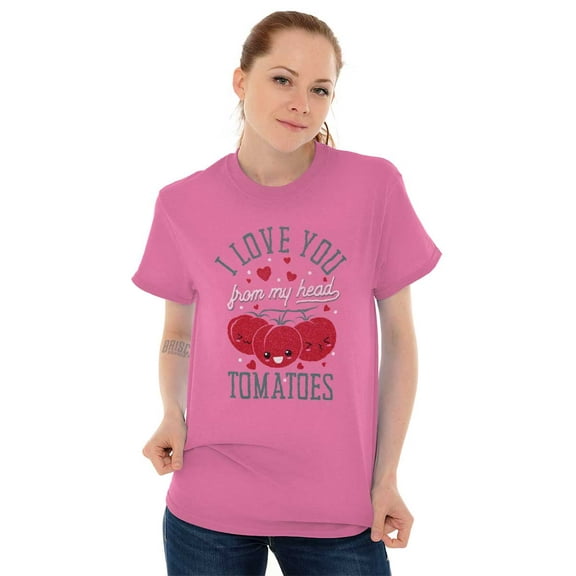 Cute Romance Love Valentines Day Women's Graphic T Shirt Tees Brisco Brands S