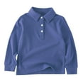 thumbnail image 2 of T-Shirt à Manches Longues Décontracté pour Garçons, Printemps et Automne, Couleur Unie, 2 of 9