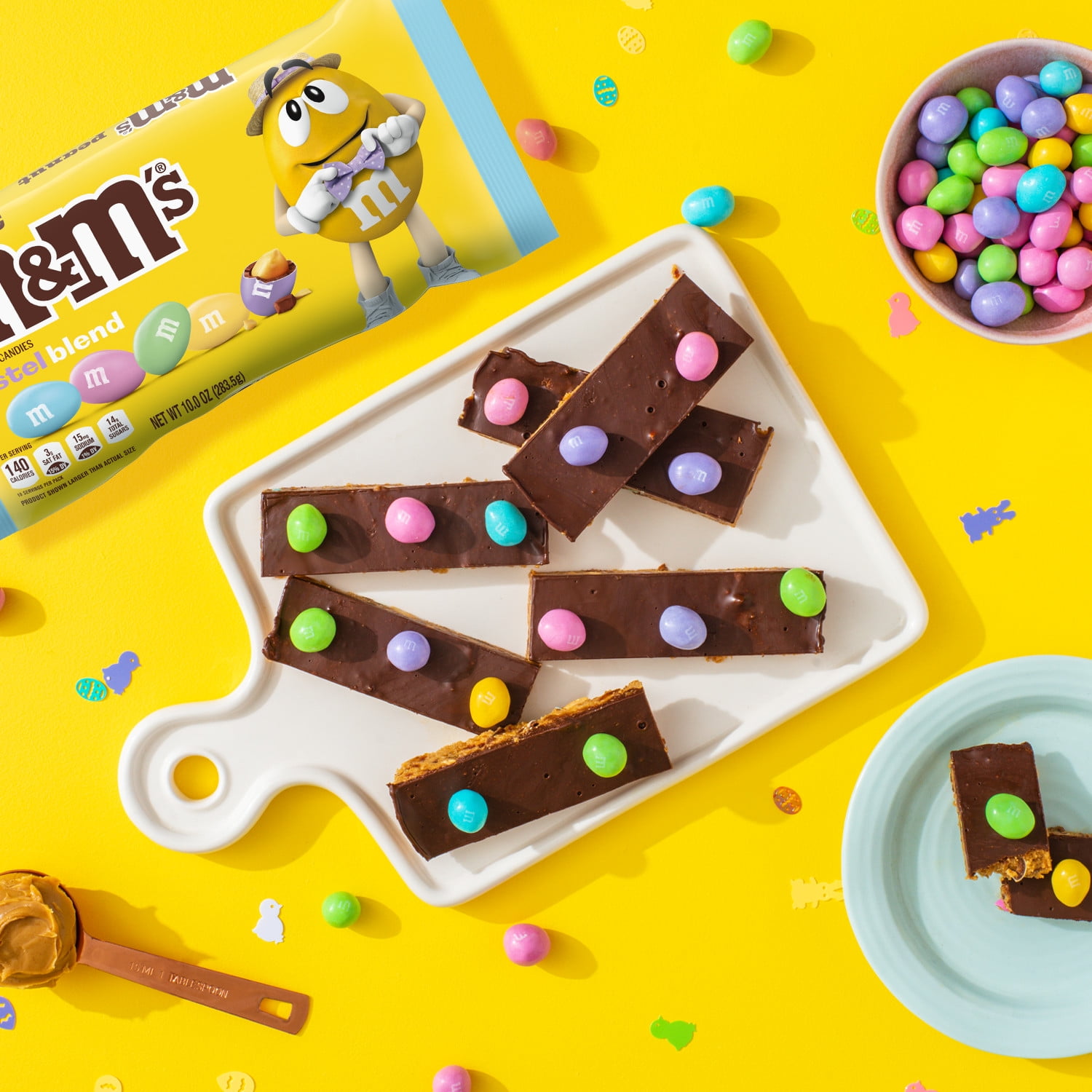 M&M'S, Easter Candy, 38 oz Bulk Bag, Pastel Peanut Milk Chocolate