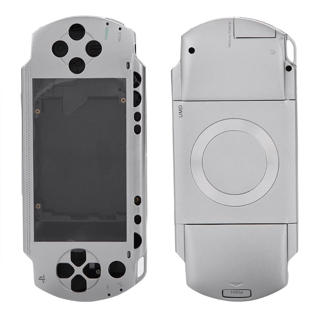 LYUMO Coque de Remplacement Coque Intégrale Ensemble de Boîtier avec Boutons Kit pour PSP 1000 Coque de Remplacement, Coque de Boîtier Intégrale Couvercle Ensemble de Plaque avant Réparation, pour PSP1000 Coque de Jeu