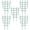Green, variant on Mutmorningal 5 Support Cage Trellis Metal Support Wire Climbing Holder Rack Decorative Panels for Garden Plants