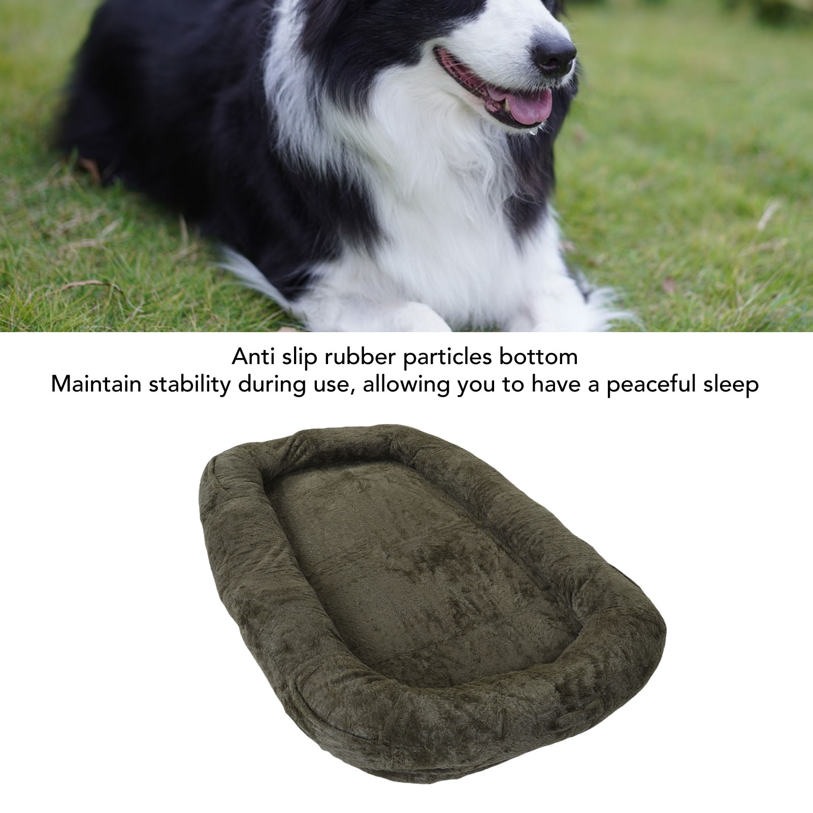 Pet Sofa Bed Human Dog Bed 71x47x12in Washable Extra Large Comfortable Pet Bed With Soft Blanket For Sleeping,Green