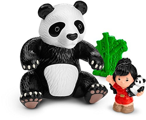 2015 2.5"Fisher Price Little People Giant Anne Panda Doll Great Kids Toy 
