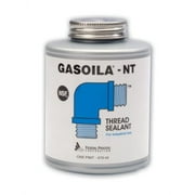 Gasoila Blue Non-Teflon Non-PTFE Pipe Thread Sealant, -50 to 400 Degree F, 1/2 Pint Brush
